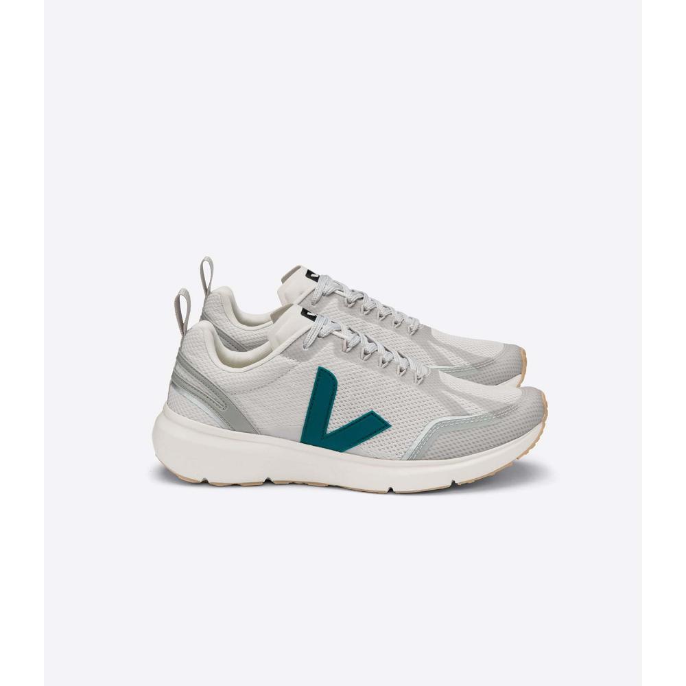 Veja CONDOR 2 ALVEOMESH Loopschoenen Dames Grey/Beige | BE 397YXF